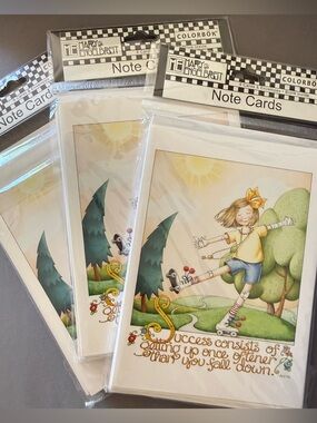 Vintage Mary Engelbreit Note Cards 3 Packs~8 Cards Envelopes~24 Cards Total~2004